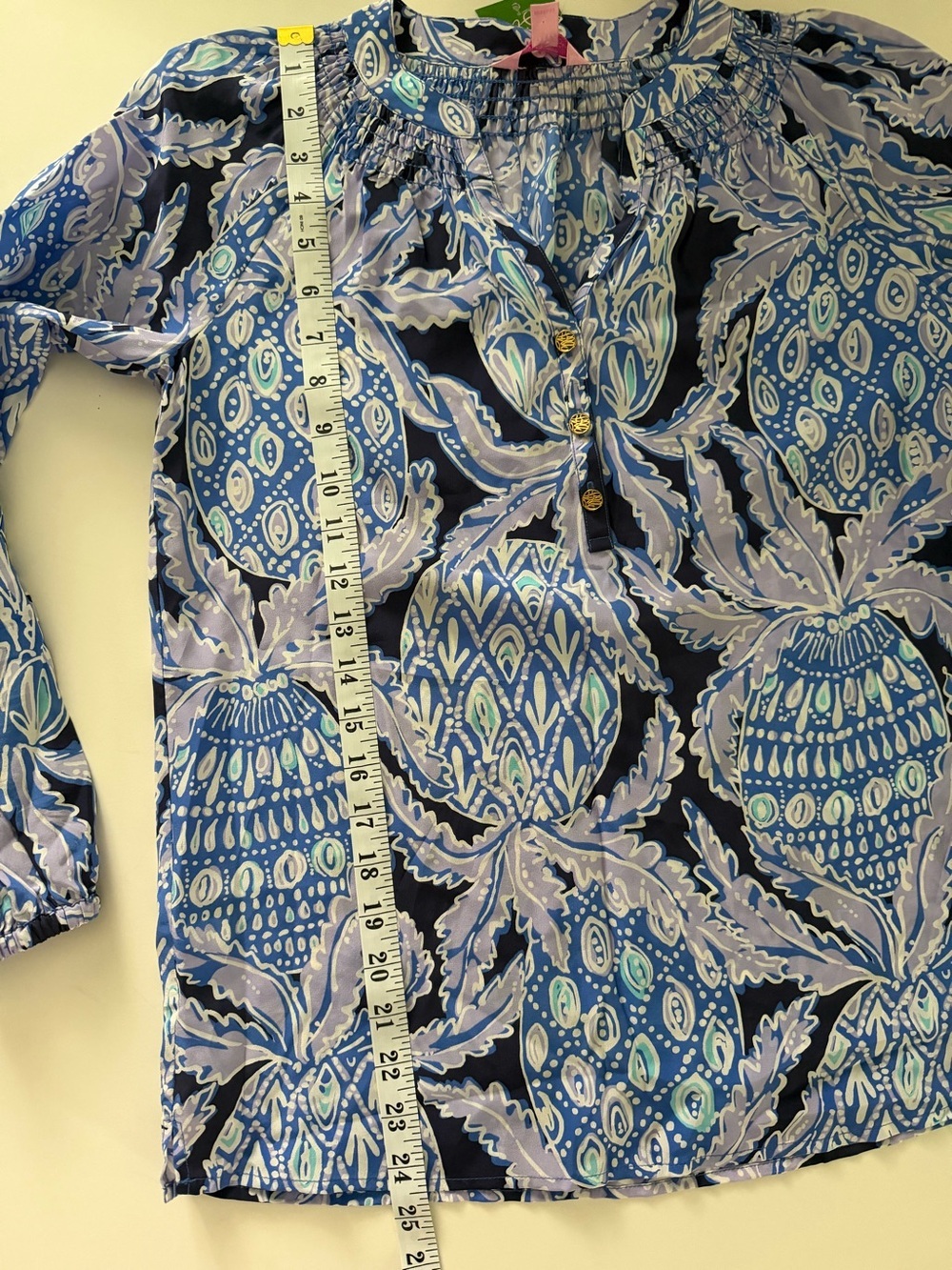 Lilly Pulitzer Elsa Silk Blouse Size XXS - Picture 6 of 7
